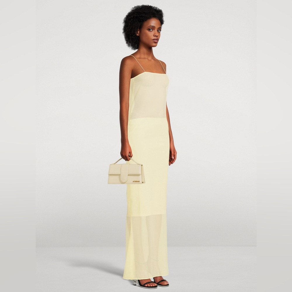 JACQUEMUS La Robe Brezza Sheer Maxi Dress - Size FR38 (US6) - Picture 4 of 8